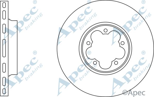 APEC BRAKING Тормозной диск DSK3140